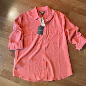 NWT Tommy Bahama June Silk Cargo Pocket Shirt
